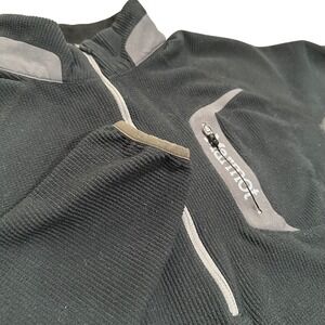 Marmot Pullover Men's Black Quarter Zip Fleece Long Sleeve Size M
